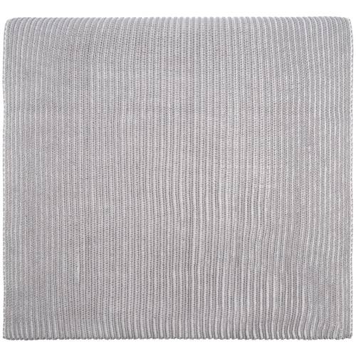 Шарф Nobilis, белый с серым фото 2