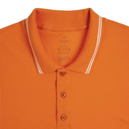 Рубашка поло Virma Stripes, оранжевая фото 4