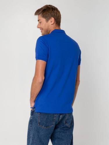 Рубашка поло мужская Virma Stretch, ярко-синяя (royal) фото 8