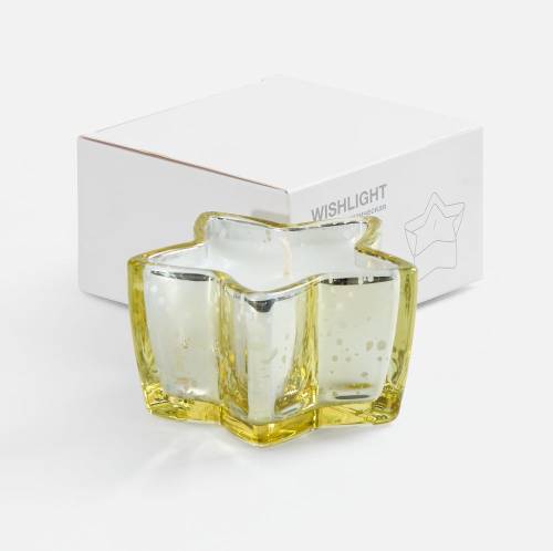 Свеча Wishlight, золотистая фото 4