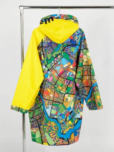 Дождевик классический RainCoat на заказ, разноцветный, единый размер фото 4