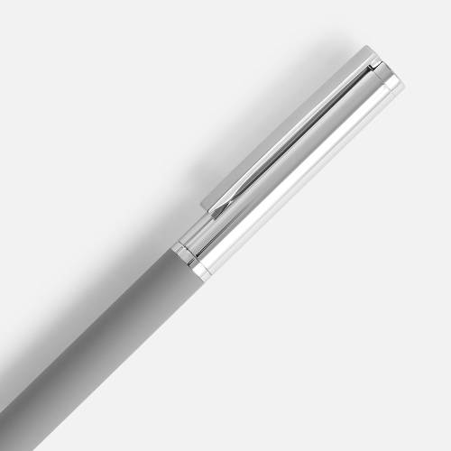 Ручка шариковая Eyeshot Soft Touch, серая фото 4 Ручка шариковая Eyeshot Soft Touch, серая фото 4