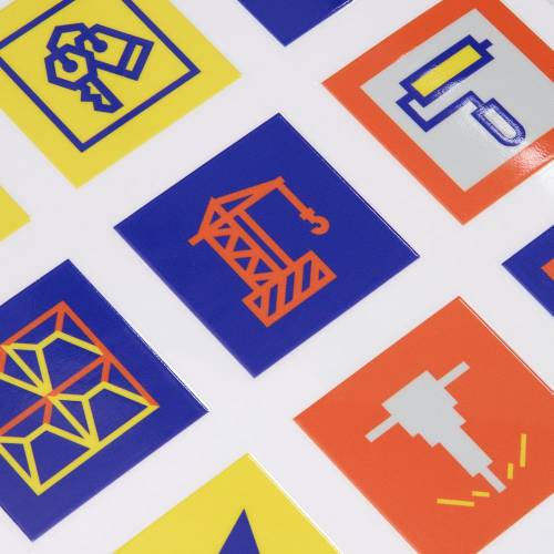 Стикерпак UV-DTF Industry, строительство фото 3