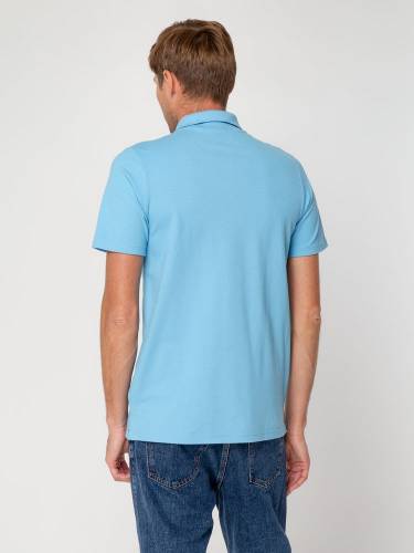 Рубашка поло мужская Virma Light, голубая фото 8