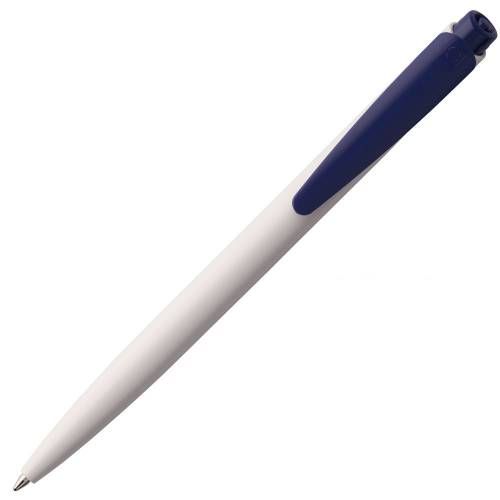 Ручка шариковая Senator Dart Polished, бело-синяя фото 4