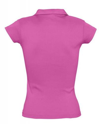 Рубашка поло женская без пуговиц Pretty 220, ярко-розовая фото 3