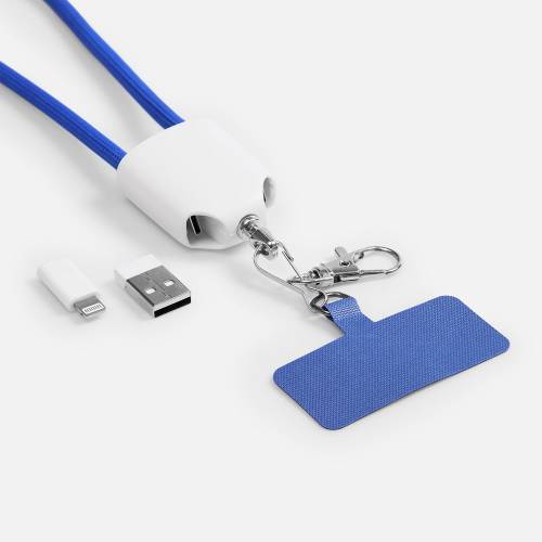 Кабель-ланьярд energyFlex Pro, синий фото 7