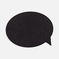 Наклейка тканевая Lunga Bubble, M, черная