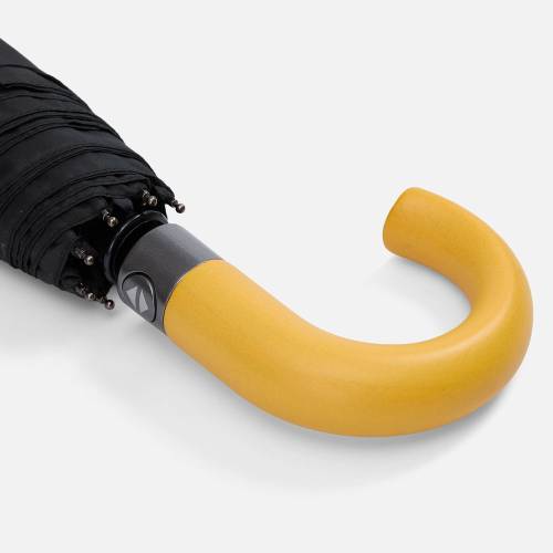 Зонт складной Classic, черный фото 7