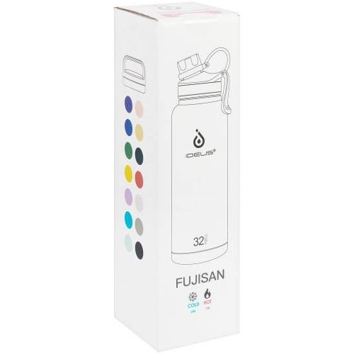 Термобутылка Fujisan XL, белая (молочная) фото 2