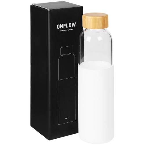 Бутылка для воды Onflow, белая фото 8