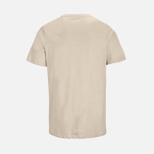 Футболка унисекс Legend, бежевая (льняная) фото 3