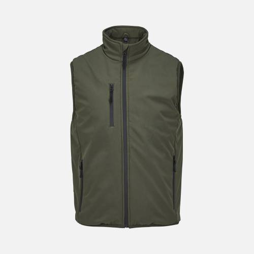 Жилет софтшелл унисекс Falcon BW, темный хаки фото 2