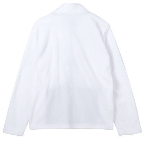 Куртка флисовая унисекс Manakin, белая фото 3