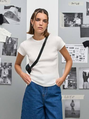 Футболка женская Sara, серый меланж фото 7