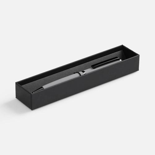 Ручка шариковая Inkish Gunmetal в футляре, серая фото 6