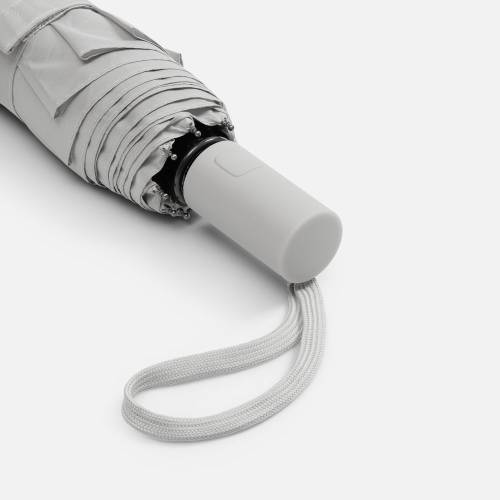 Зонт складной Cloudex, светло-серый фото 7