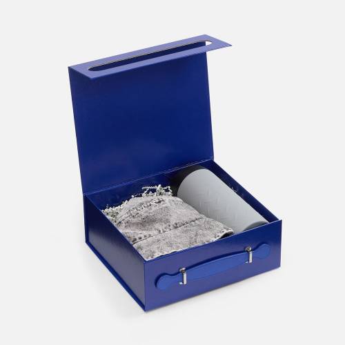 Коробка складная Holdfold, S, синяя фото 3