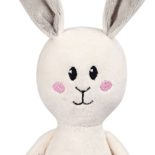 Мягкая игрушка Beastie Toys, заяц с белым шарфом фото 6