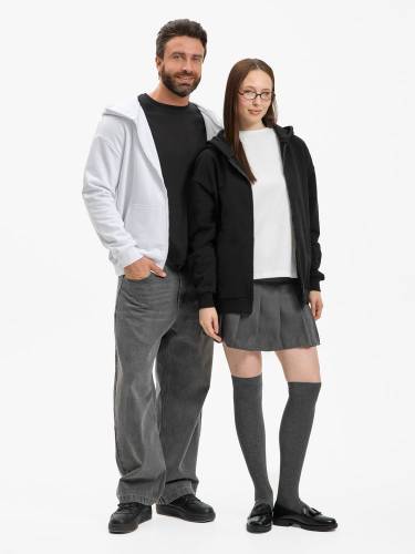 Толстовка унисекс оверсайз Sartoro, белая фото 15