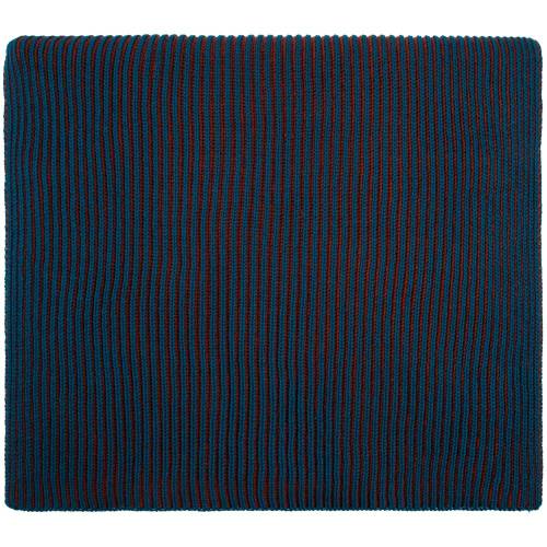 Шарф Nobilis, бирюзовый с терракотовым