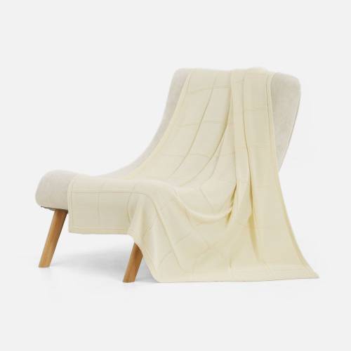 Плед Chainfield, белый (молочный) фото 3