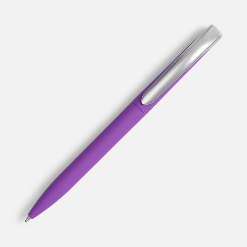 Ручка шариковая Pin Soft Touch, ver.2, фиолетовая фото 3