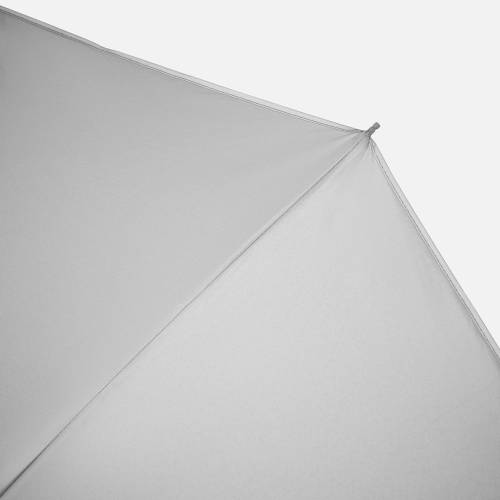 Зонт обратного сложения с ручкой-карабином Foldberry, серый фото 8