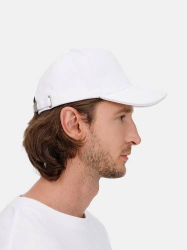 Бейсболка Classic 2.0, белая фото 10