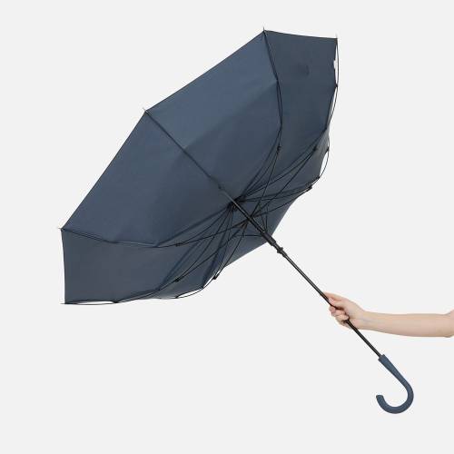 Зонт-трость Nimbrella, темно-синий фото 8