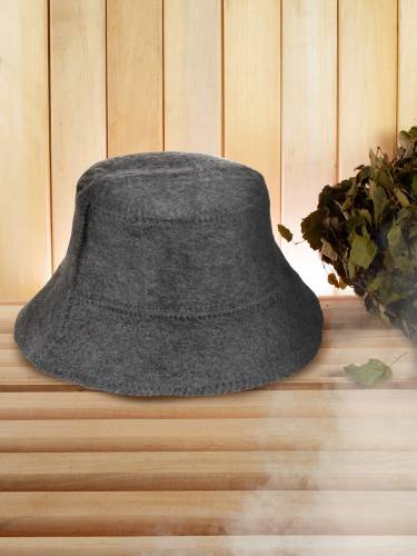 Банная шапка Panam, серая фото 5