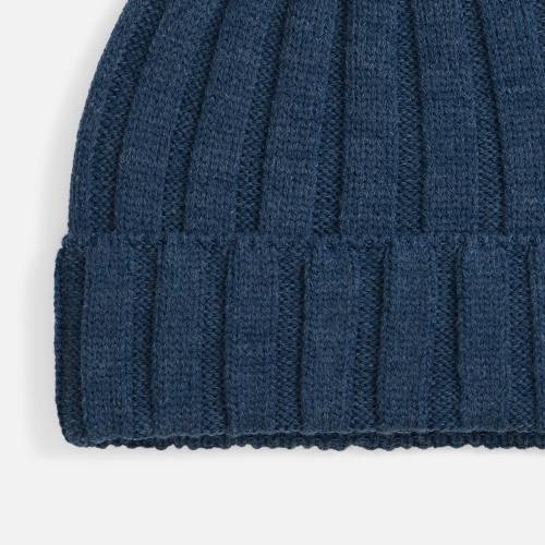 Шапка Metelitsa, синий меланж (джинс) фото 3 Шапка Metelitsa, синий меланж (джинс) фото 3