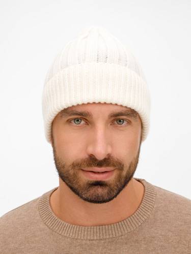 Шапка Bellish, белая (ванильная) фото 5 Шапка Bellish, белая (ванильная) фото 5