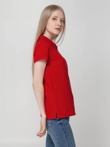 Рубашка поло женская Virma Lady, красная фото 7