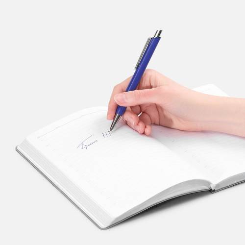 Ручка шариковая Konvent, матовая, синяя фото 5