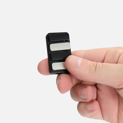Антистресс-кликер Clacky, черный с серебристым фото 5 Антистресс-кликер Clacky, черный с серебристым фото 5