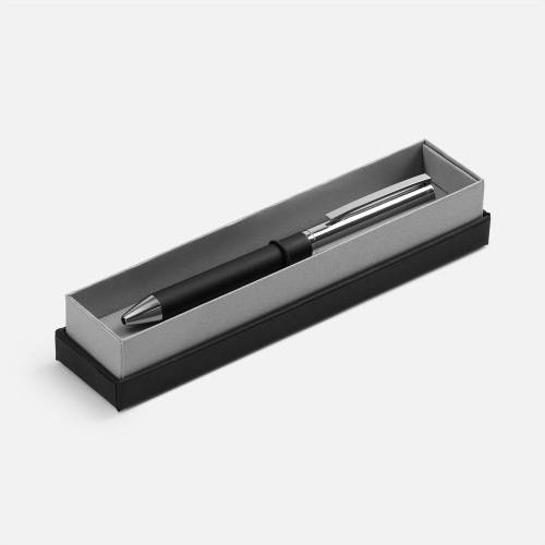 Ручка шариковая Eyeshot Soft Touch в футляре, черная фото 2