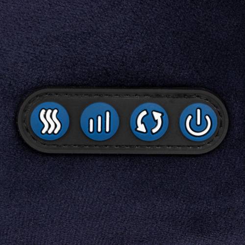 Дорожная подушка-массажер inRelax, синяя фото 8