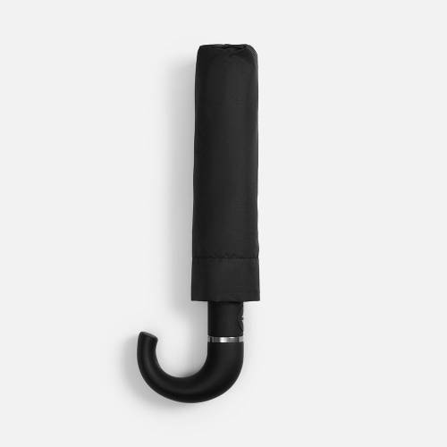 Зонт складной Hooklook, черный фото 6