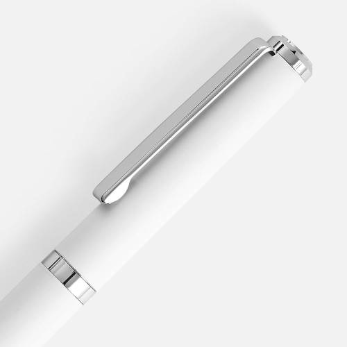 Ручка шариковая Inkish Chrome в футляре, белая фото 4
