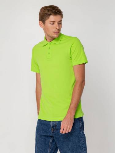 Рубашка поло мужская Virma Light, зеленое яблоко фото 7