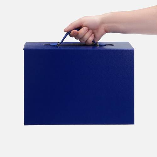 Коробка складная Holdfold, M, синяя фото 6