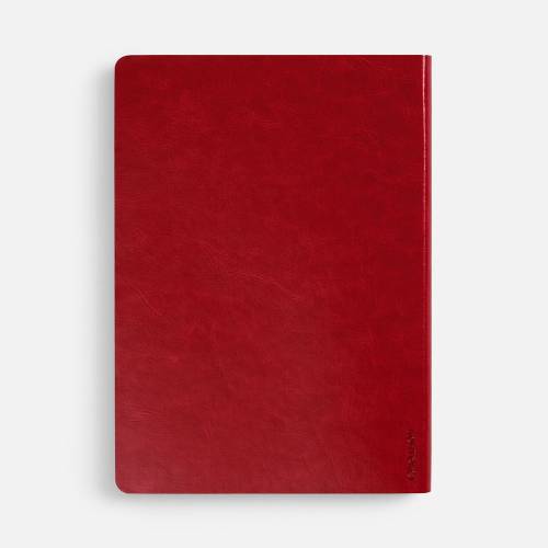 Ежедневник Nebraska Flex, недатированный, красный с серебристым фото 6