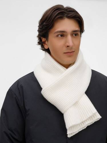 Шарф Laconi, молочно-белый фото 7