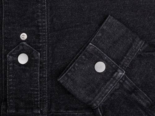Куртка джинсовая O2, черная фото 5