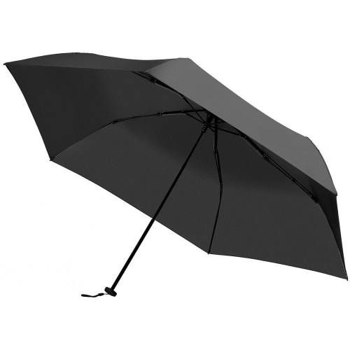 Зонт складной Luft Trek, черный фото 3