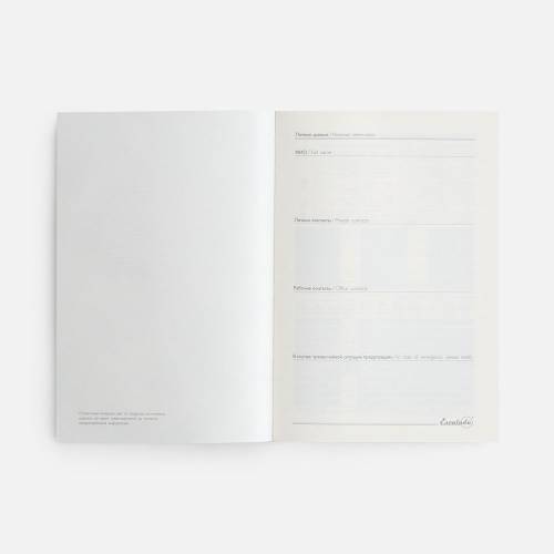 Ежедневник-органайзер Clean Slate, недатированный, серый фото 11