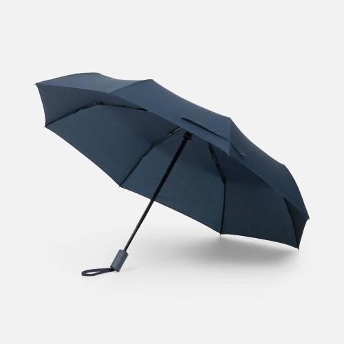 Зонт складной Cloudex, темно-синий фото 2
