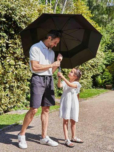 Зонт-трость Stormshield, черный фото 7