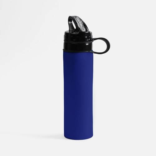 Складная бутылка для воды Langfossen, синяя фото 2